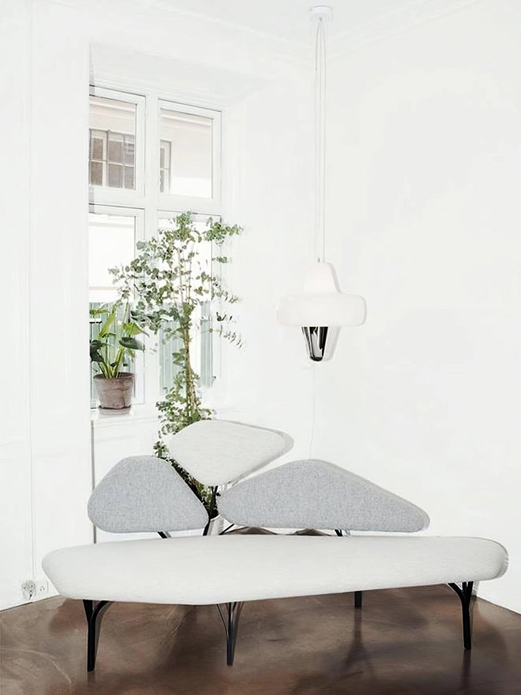 Garnellynne Glass Pendant Light-Moonnatur