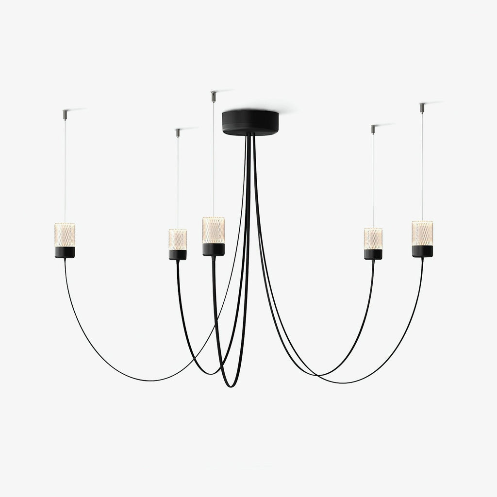 Narenara Glass Chandelier-Moonnatur