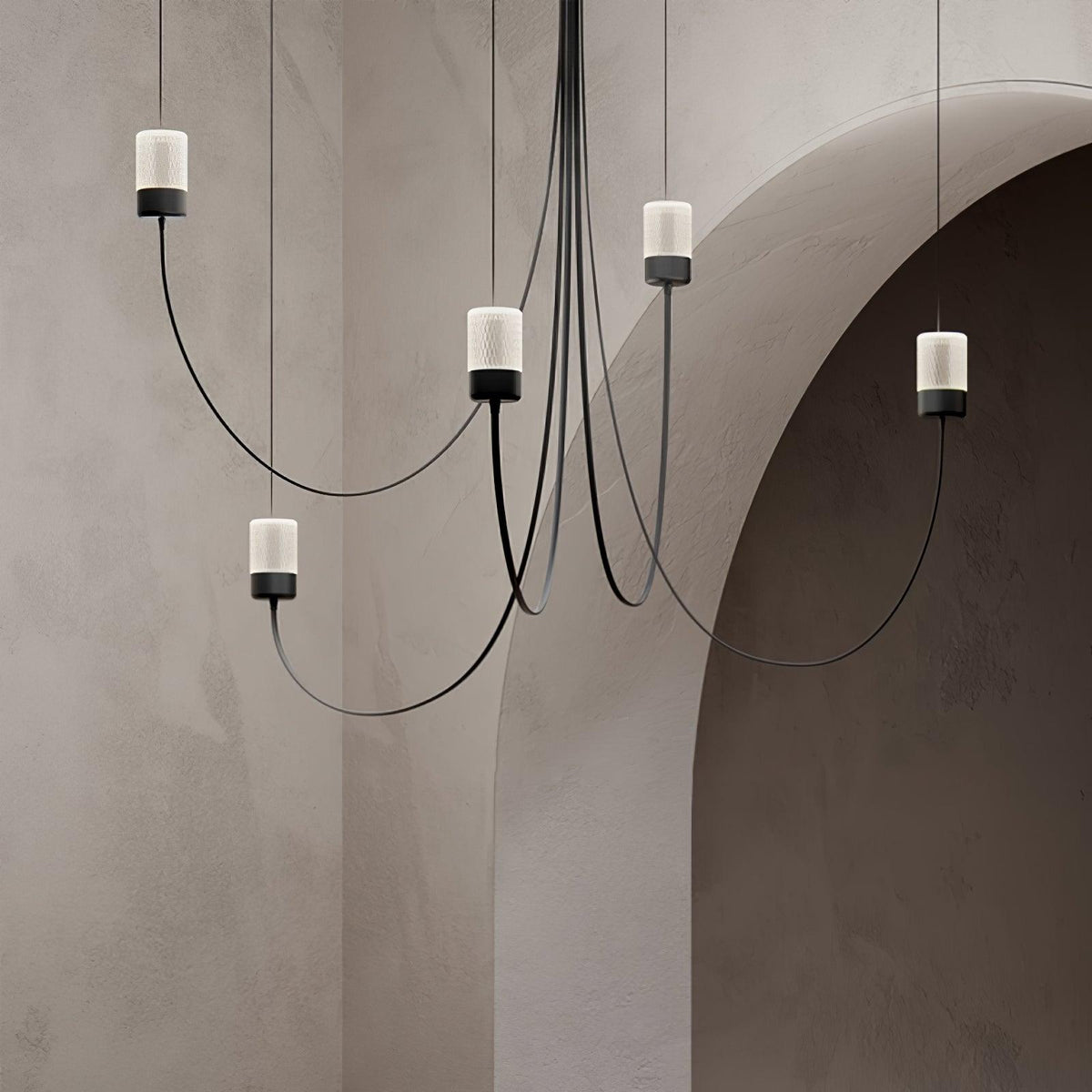 Narenara Glass Chandelier-Moonnatur