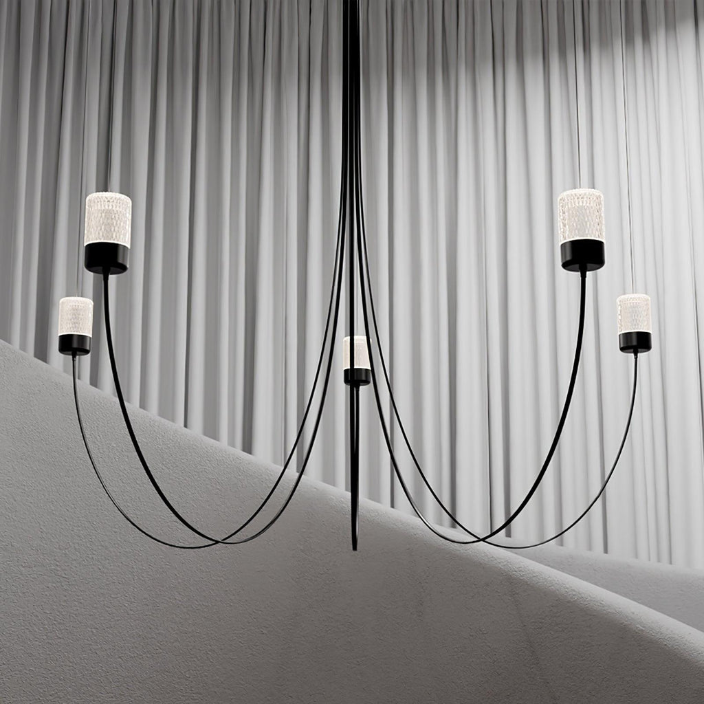 Narenara Glass Chandelier-Moonnatur