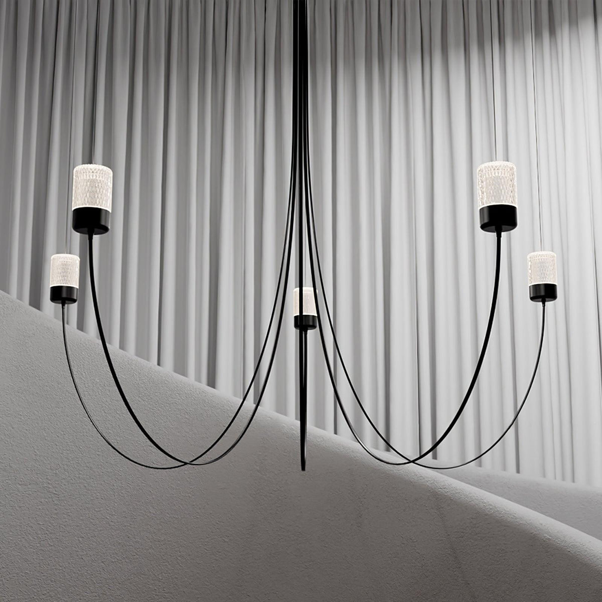 Narenara Glass Chandelier-Moonnatur