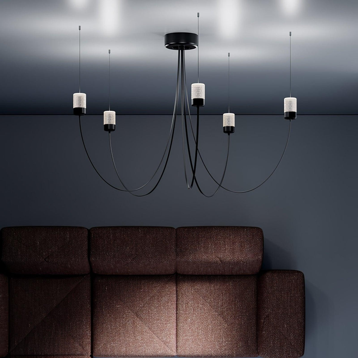 Narenara Glass Chandelier-Moonnatur