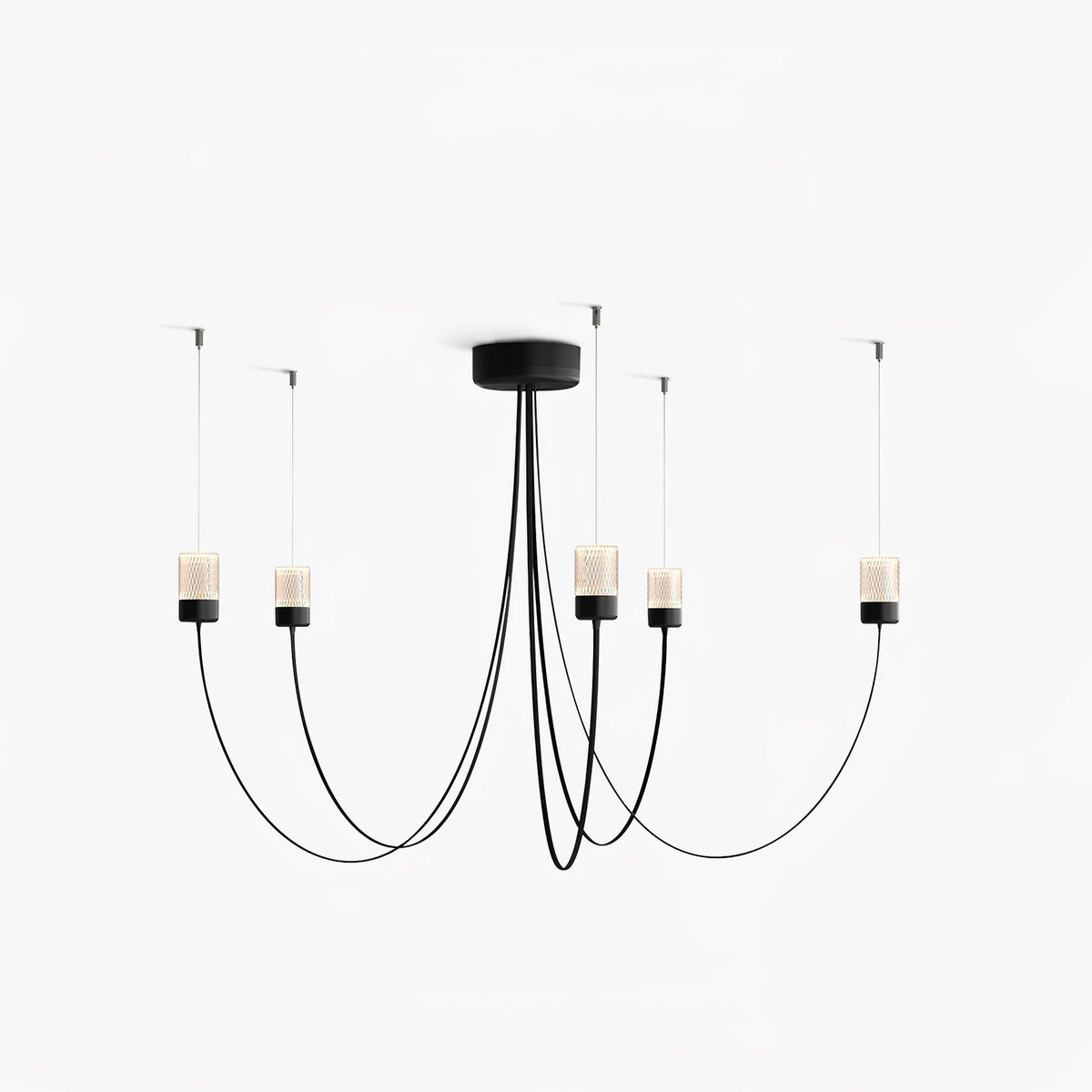Narenara Glass Chandelier-Moonnatur