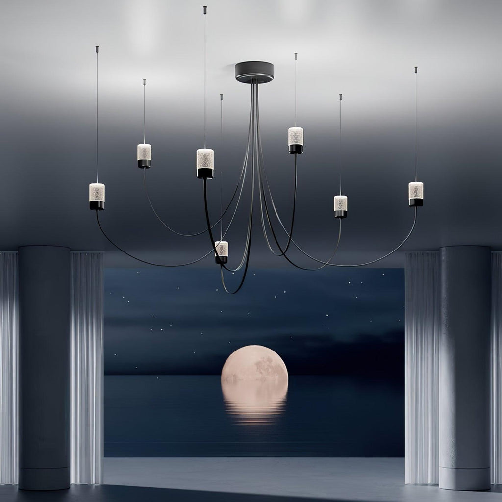 Narenara Glass Chandelier-Moonnatur