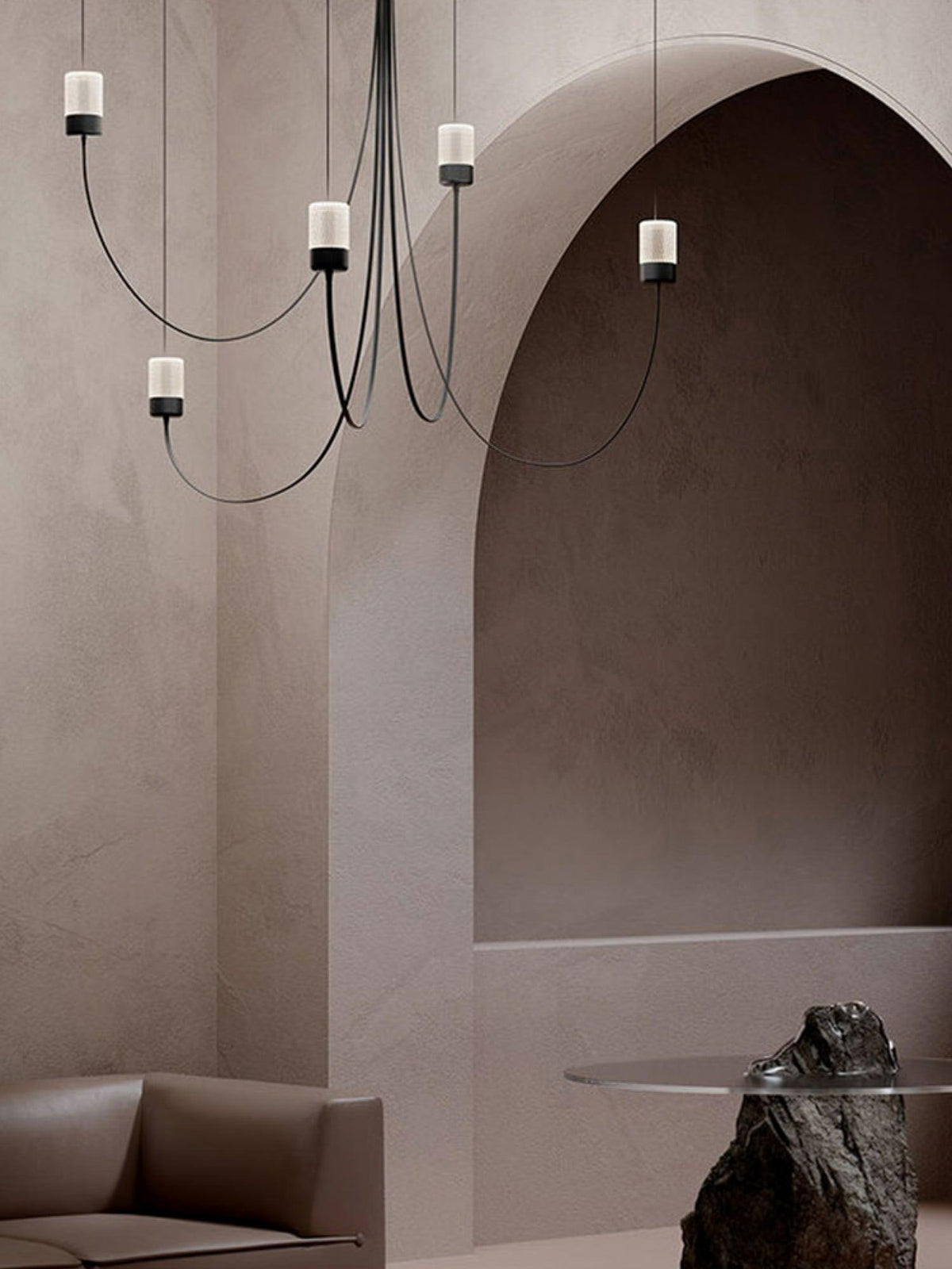 Narenara Glass Chandelier-Moonnatur