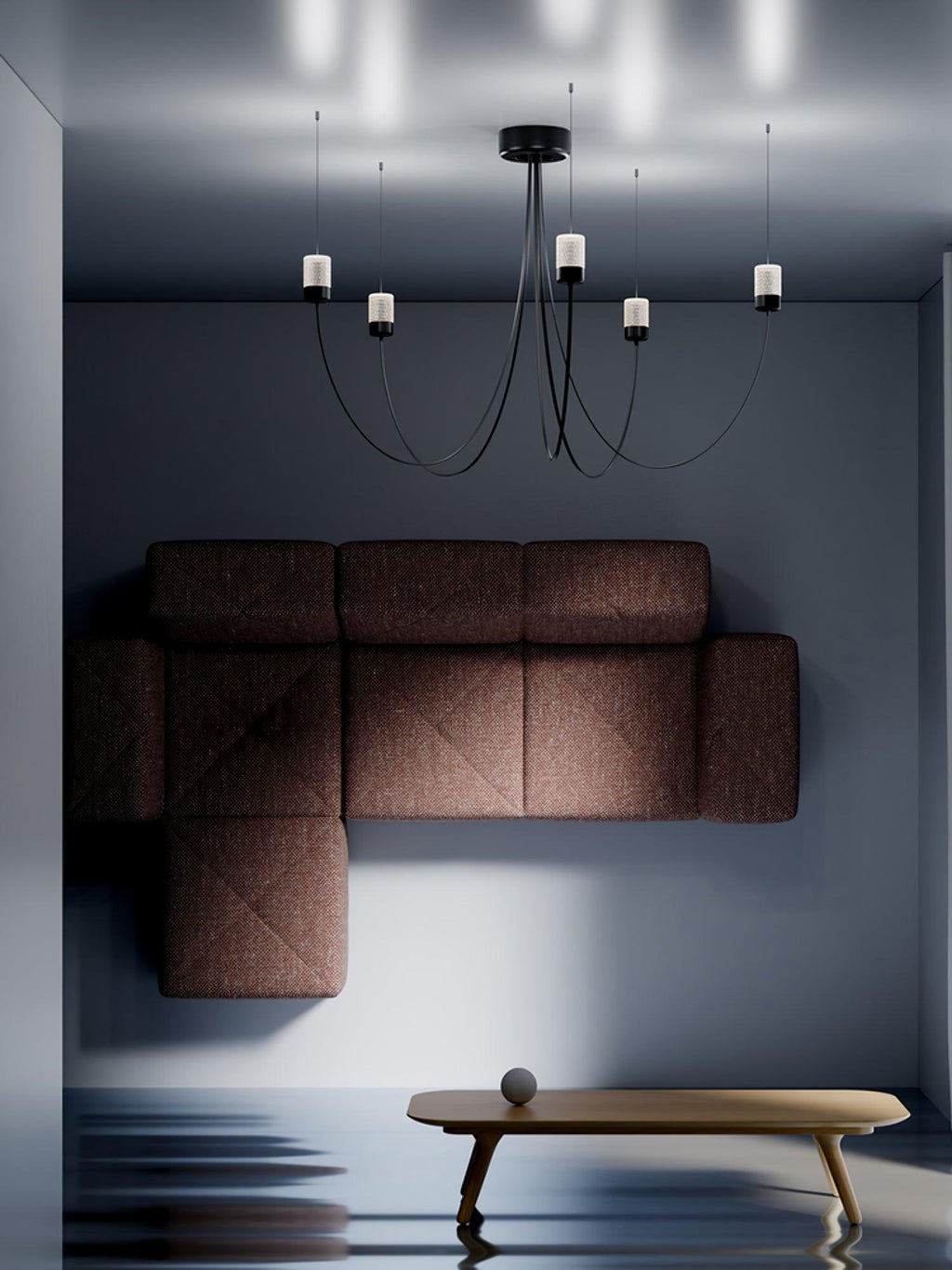 Narenara Glass Chandelier-Moonnatur