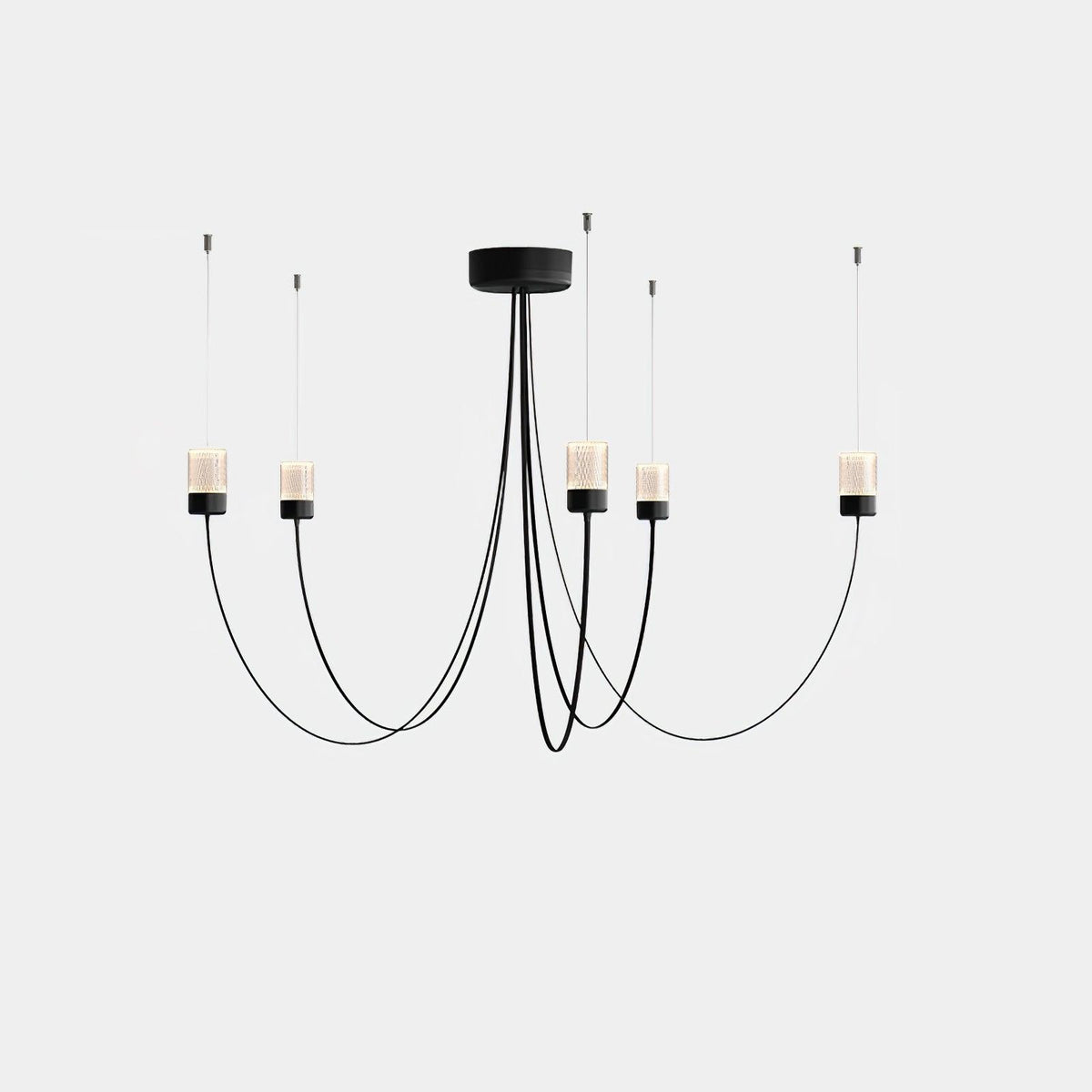 Narenara Glass Chandelier-Moonnatur