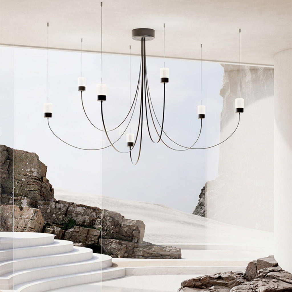 Narenara Glass Chandelier-Moonnatur