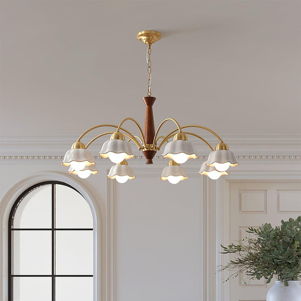 Rardendale Ceramic Chandelier-Moonnatur