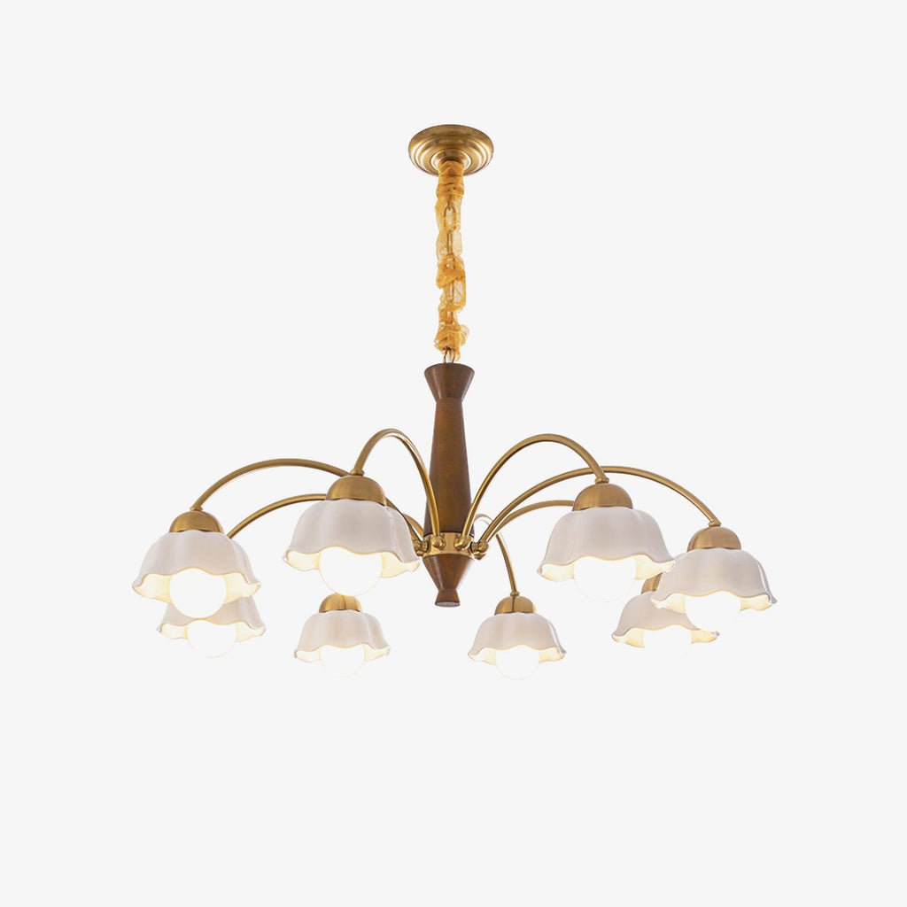 Rardendale Ceramic Chandelier-Moonnatur