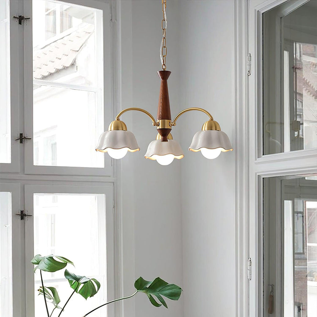 Rardendale Ceramic Chandelier-Moonnatur