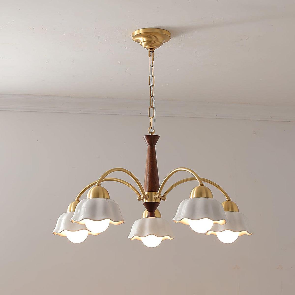 Rardendale Ceramic Chandelier-Moonnatur