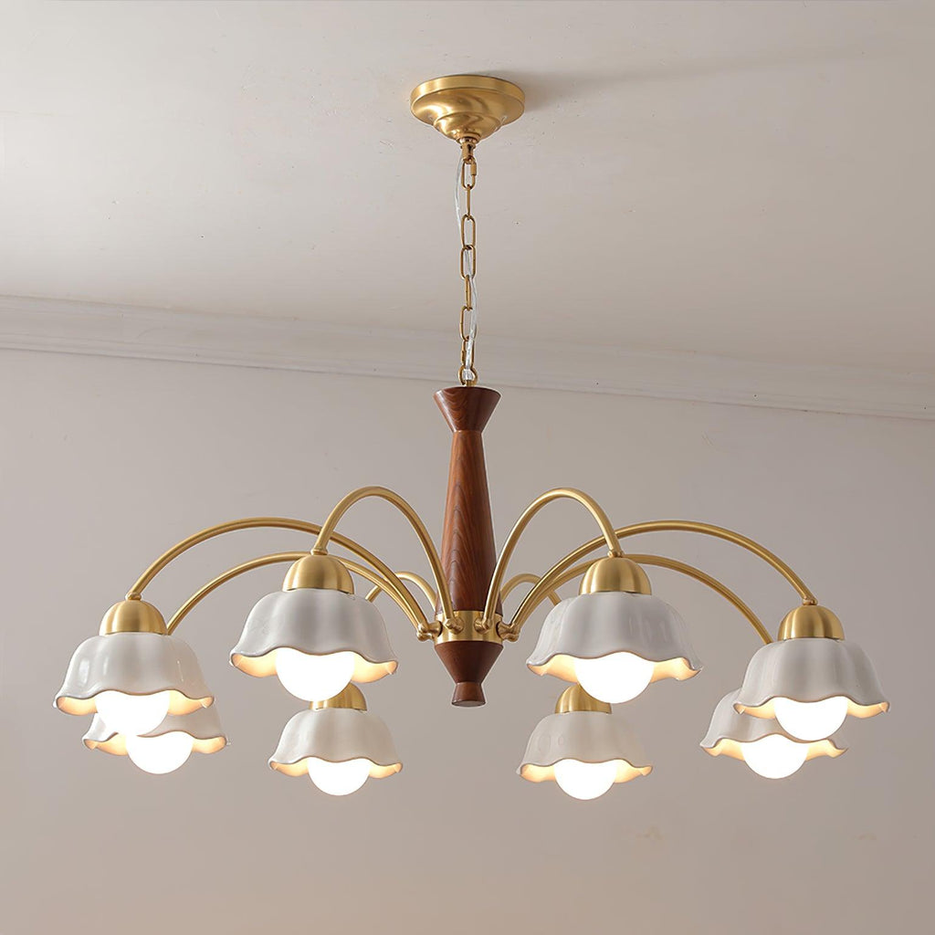 Rardendale Ceramic Chandelier-Moonnatur