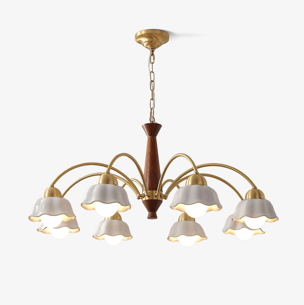 Rardendale Ceramic Chandelier-Moonnatur