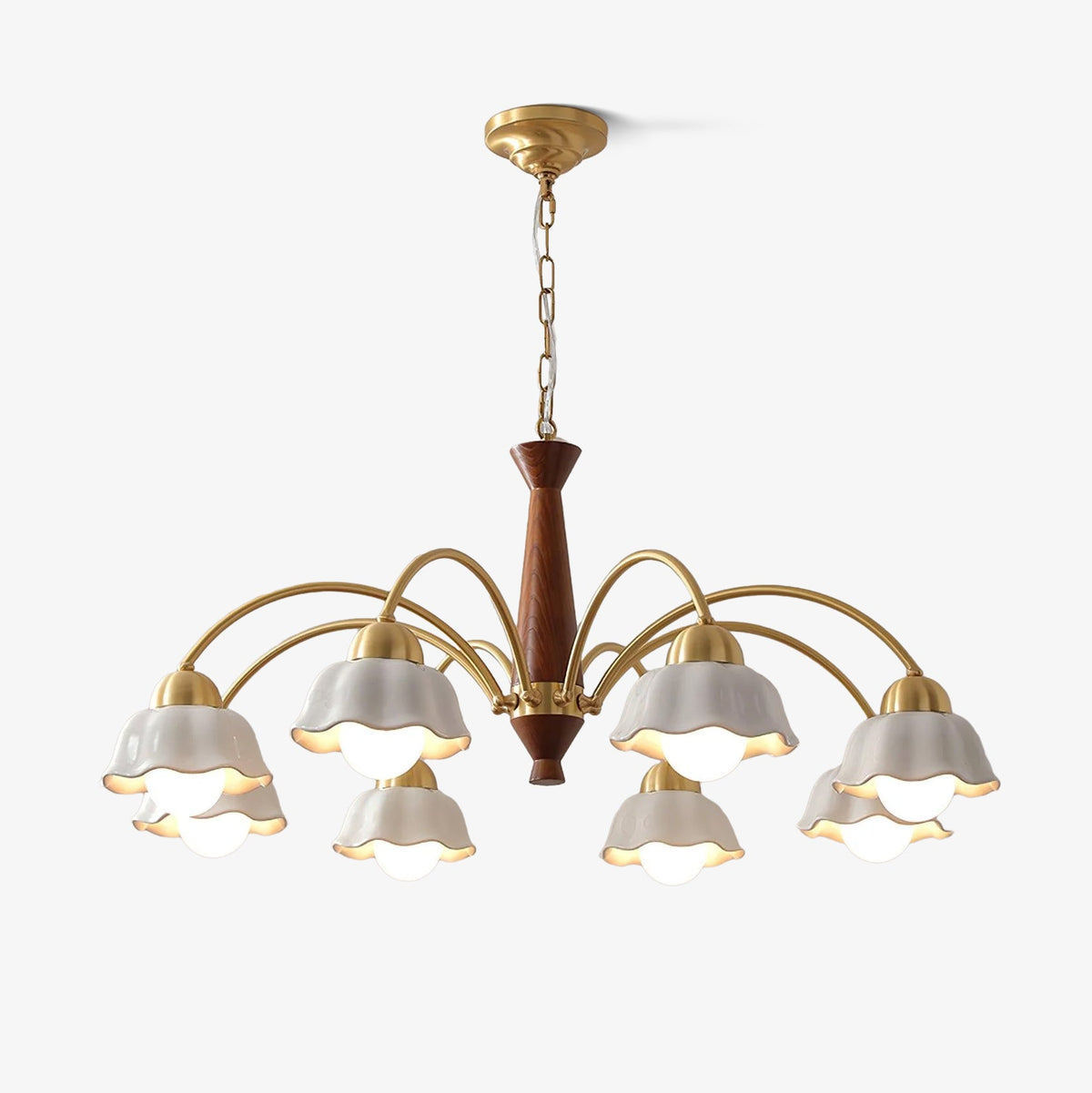 Rardendale Ceramic Chandelier-Moonnatur