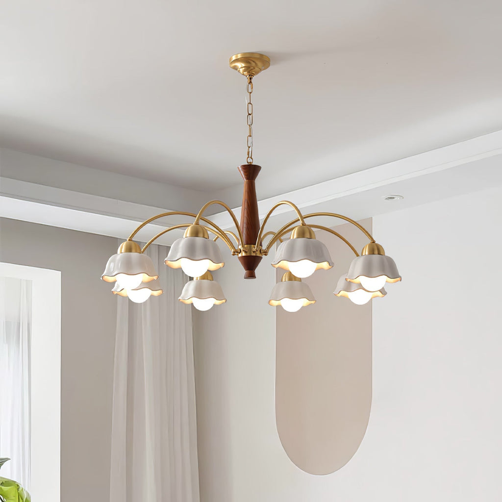 Rardendale Ceramic Chandelier-Moonnatur