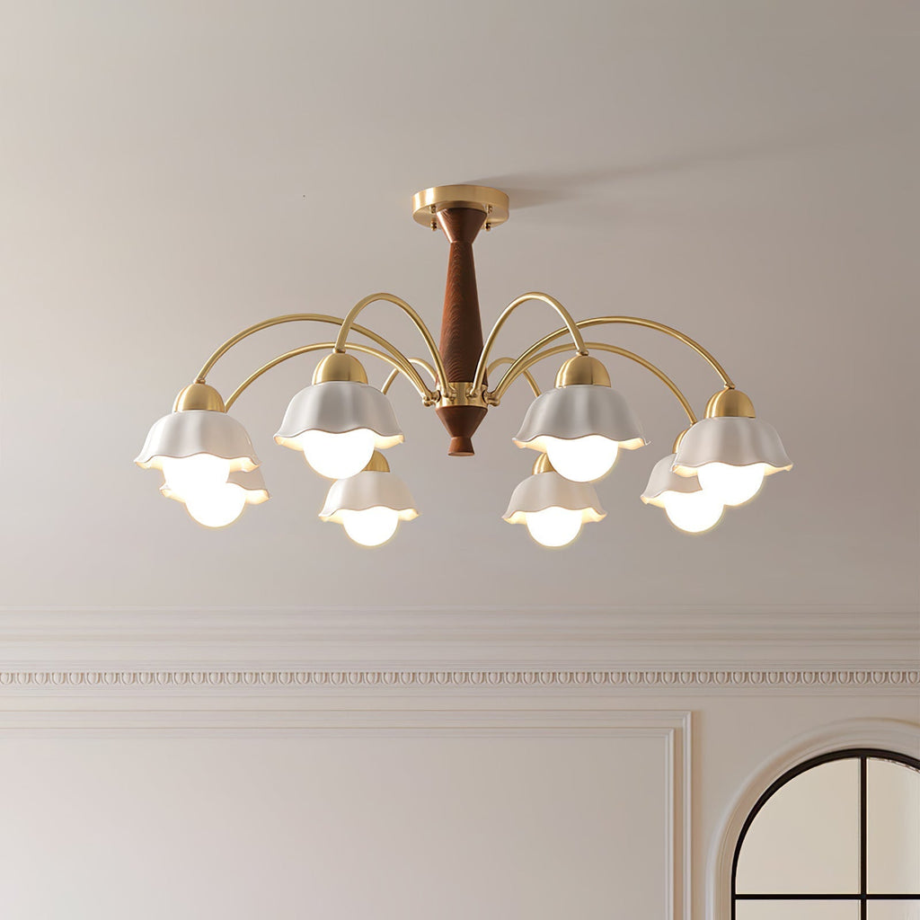 Rardendale Ceramic Chandelier-Moonnatur