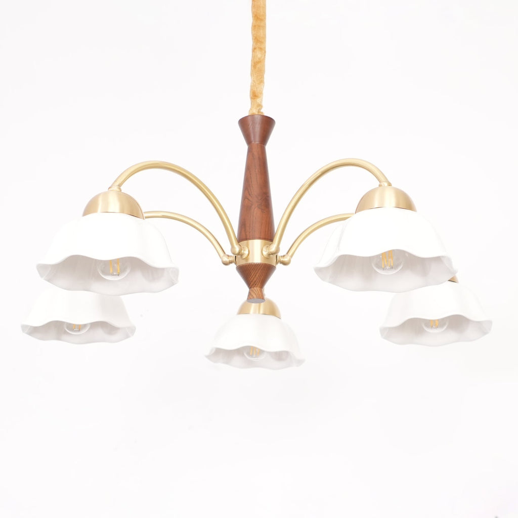 Rardendale Ceramic Chandelier-Moonnatur