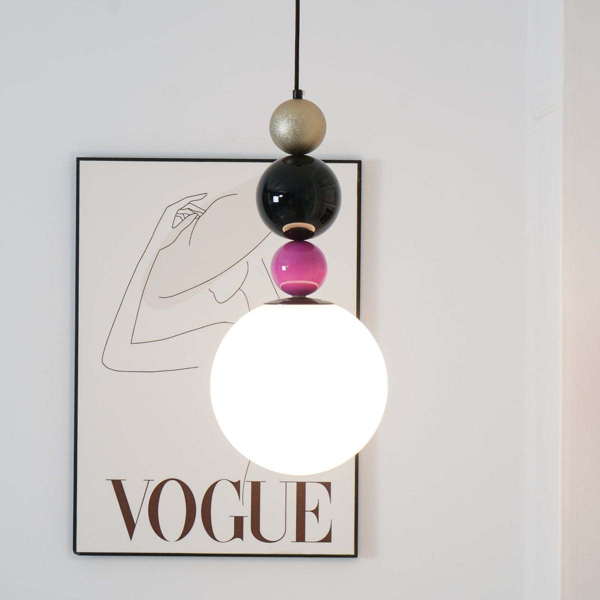 Camberis Glass Pendant Light-Moonnatur