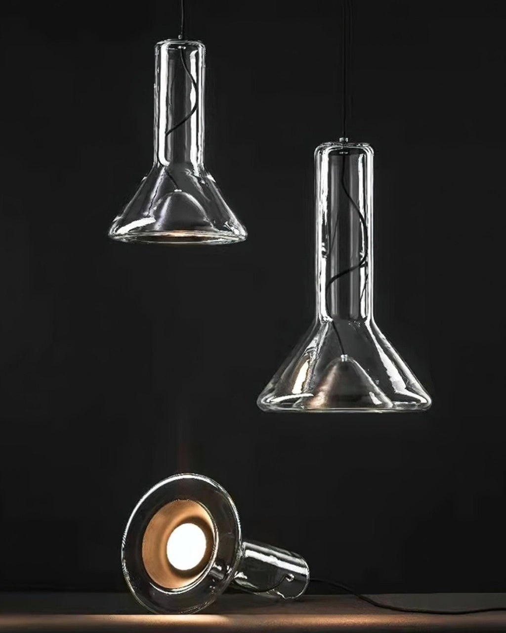 Cavenrose Glass Pendant Light-Moonnatur