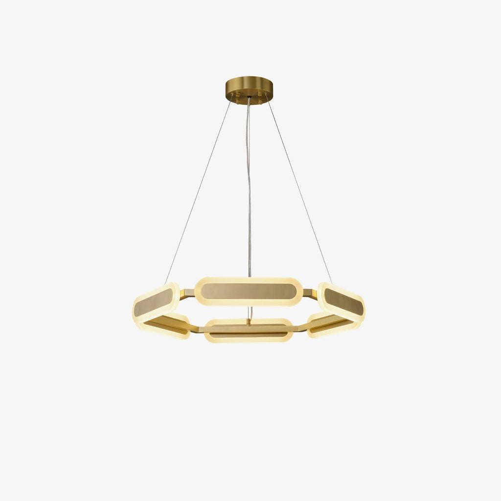 Eldenlyn Brass Chandelier-Moonnatur