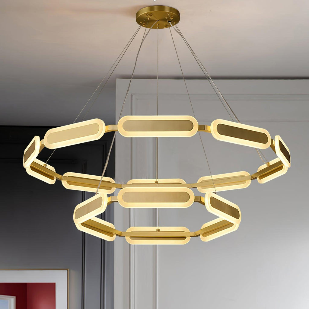 Eldenlyn Brass Chandelier-Moonnatur