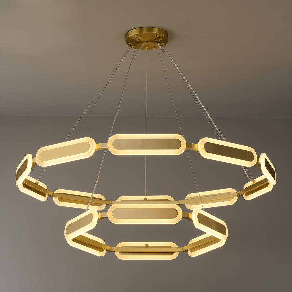 Eldenlyn Brass Chandelier-Moonnatur