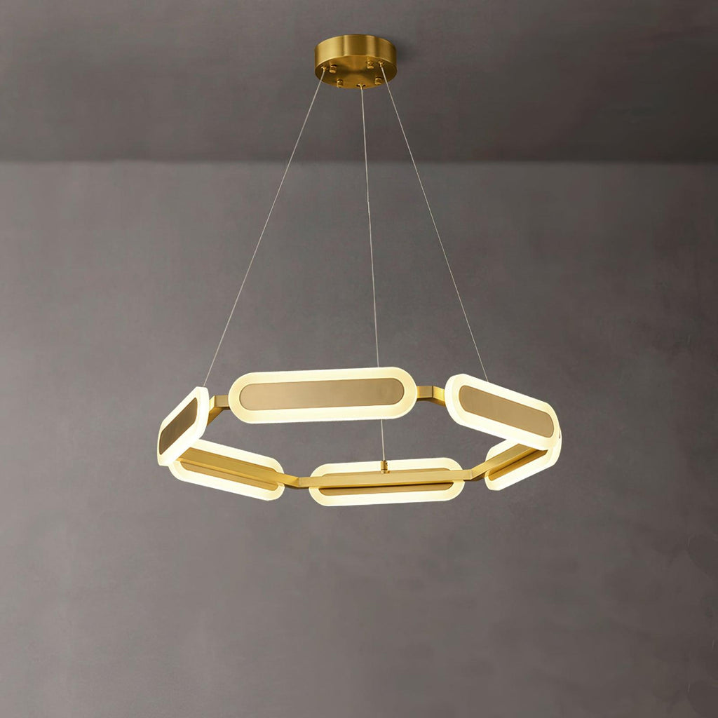 Eldenlyn Brass Chandelier-Moonnatur