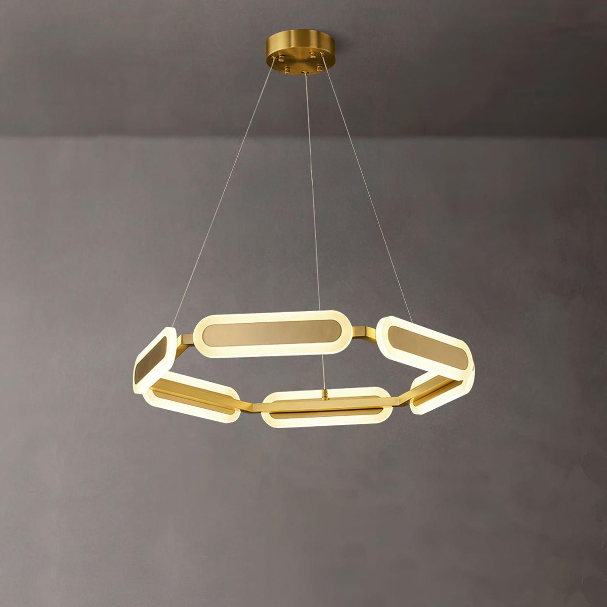 Eldenlyn Brass Chandelier-Moonnatur