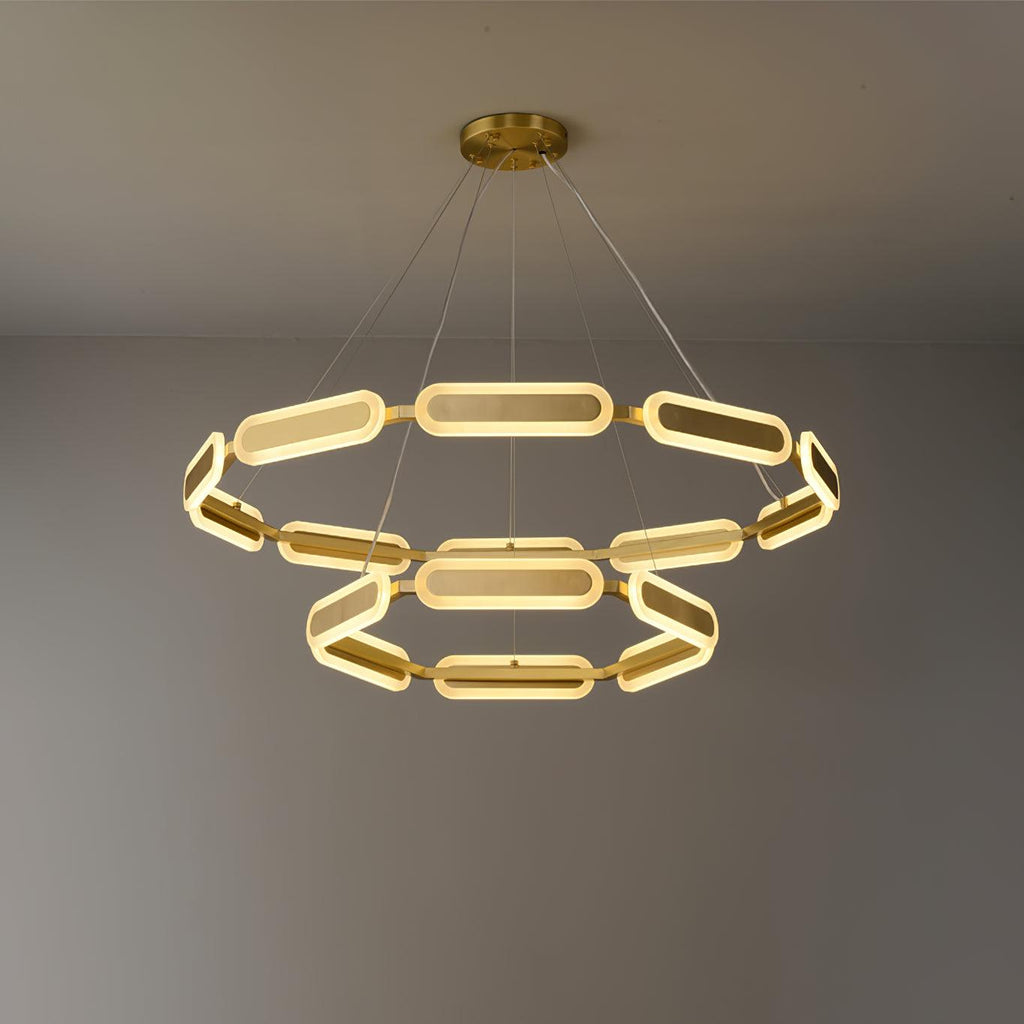 Eldenlyn Brass Chandelier-Moonnatur