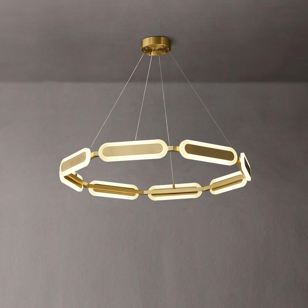 Eldenlyn Brass Chandelier-Moonnatur