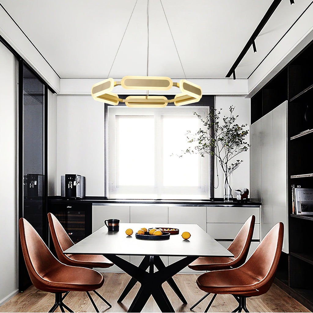 Eldenlyn Brass Chandelier-Moonnatur