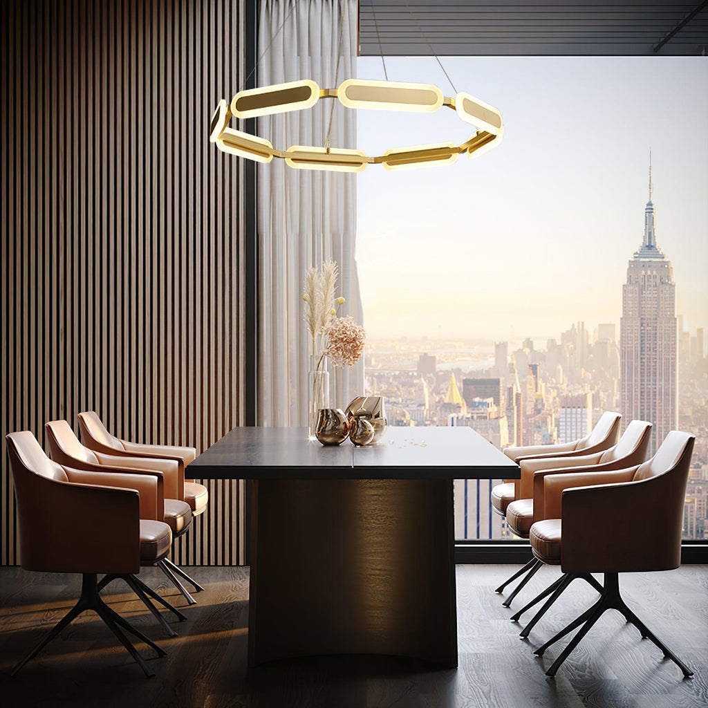 Eldenlyn Brass Chandelier-Moonnatur