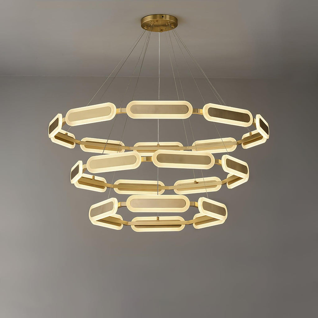 Eldenlyn Brass Chandelier-Moonnatur