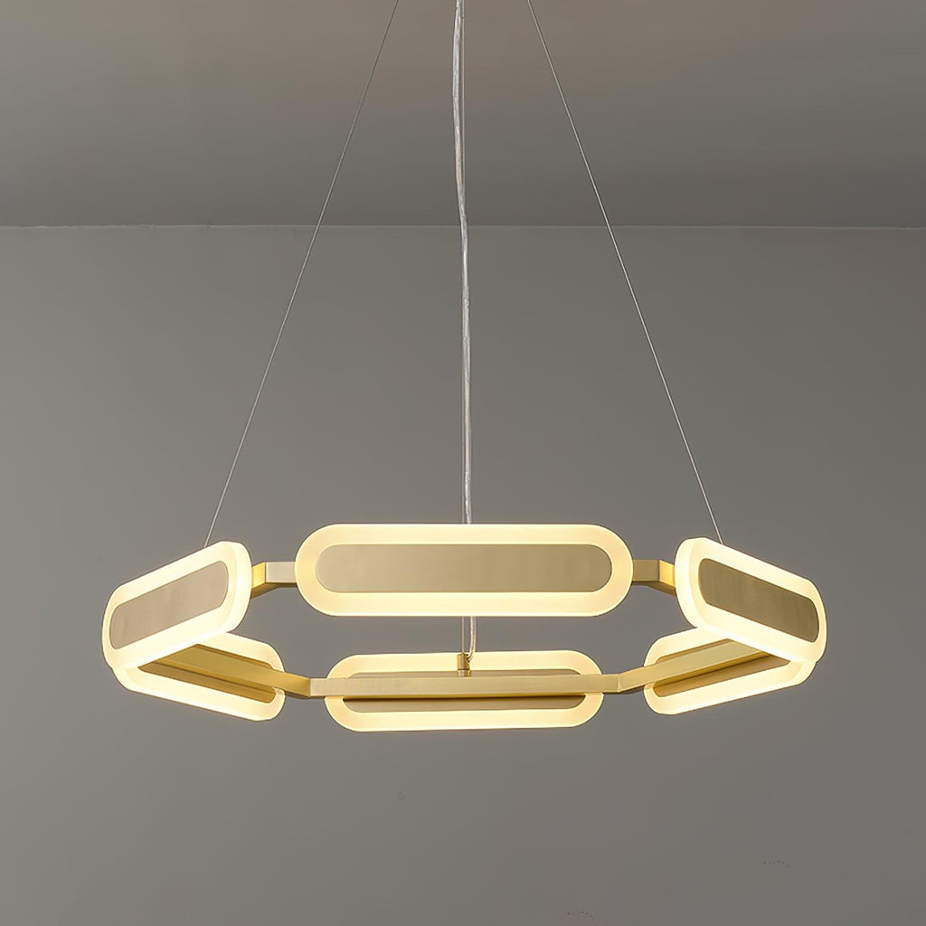 Eldenlyn Brass Chandelier-Moonnatur