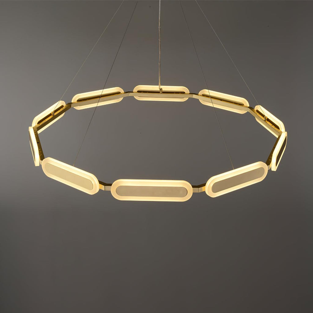 Eldenlyn Brass Chandelier-Moonnatur