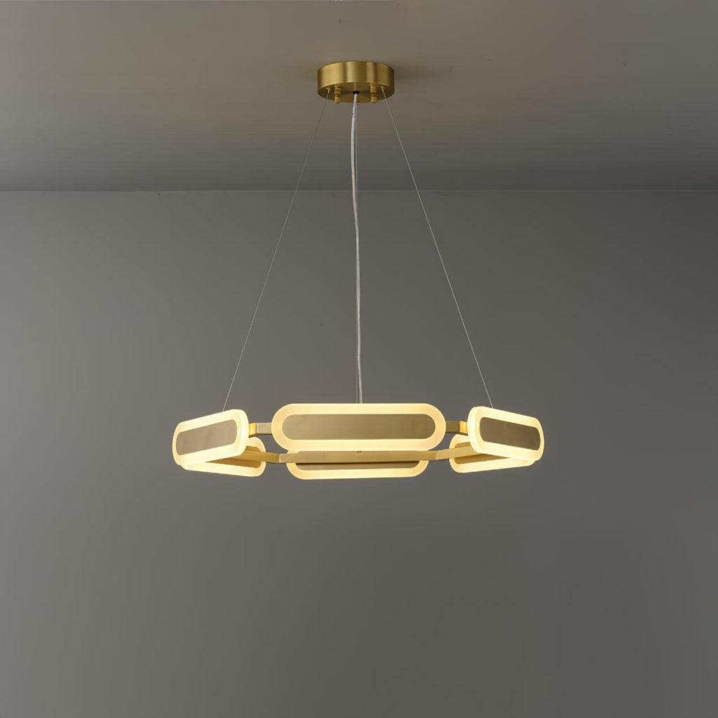 Eldenlyn Brass Chandelier-Moonnatur