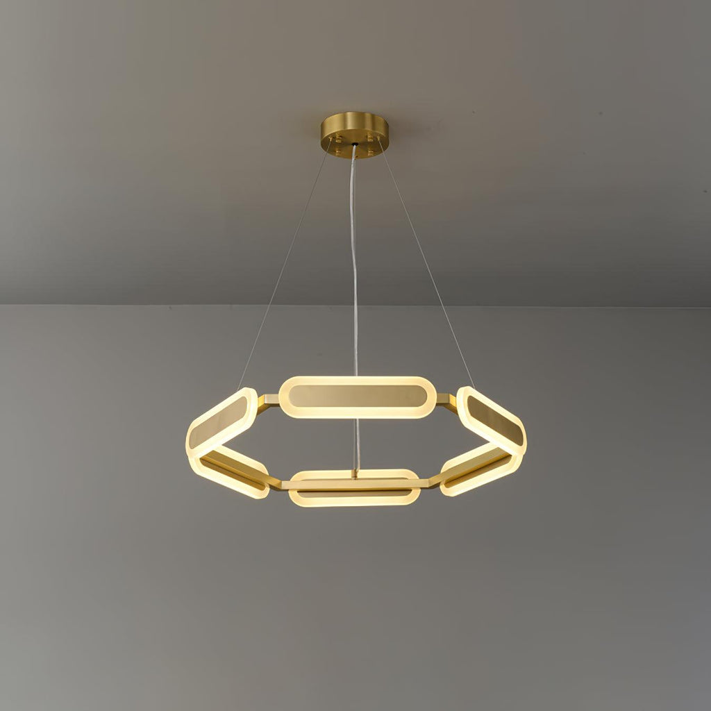 Eldenlyn Brass Chandelier-Moonnatur