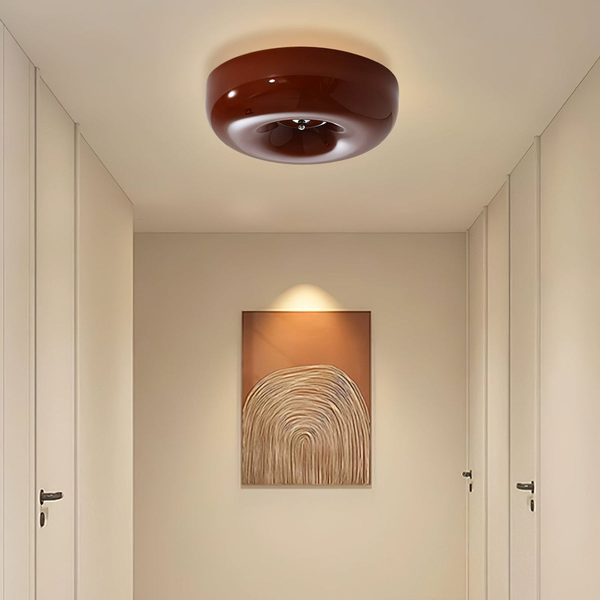 Ravora Glass Ceiling Lamp-Moonnatur