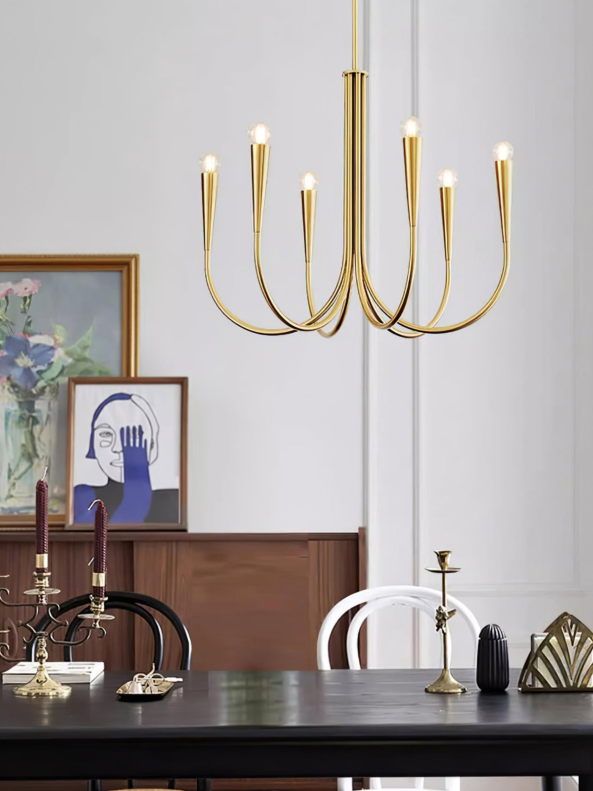 Milrenina Metal Chandelier-Moonnatur