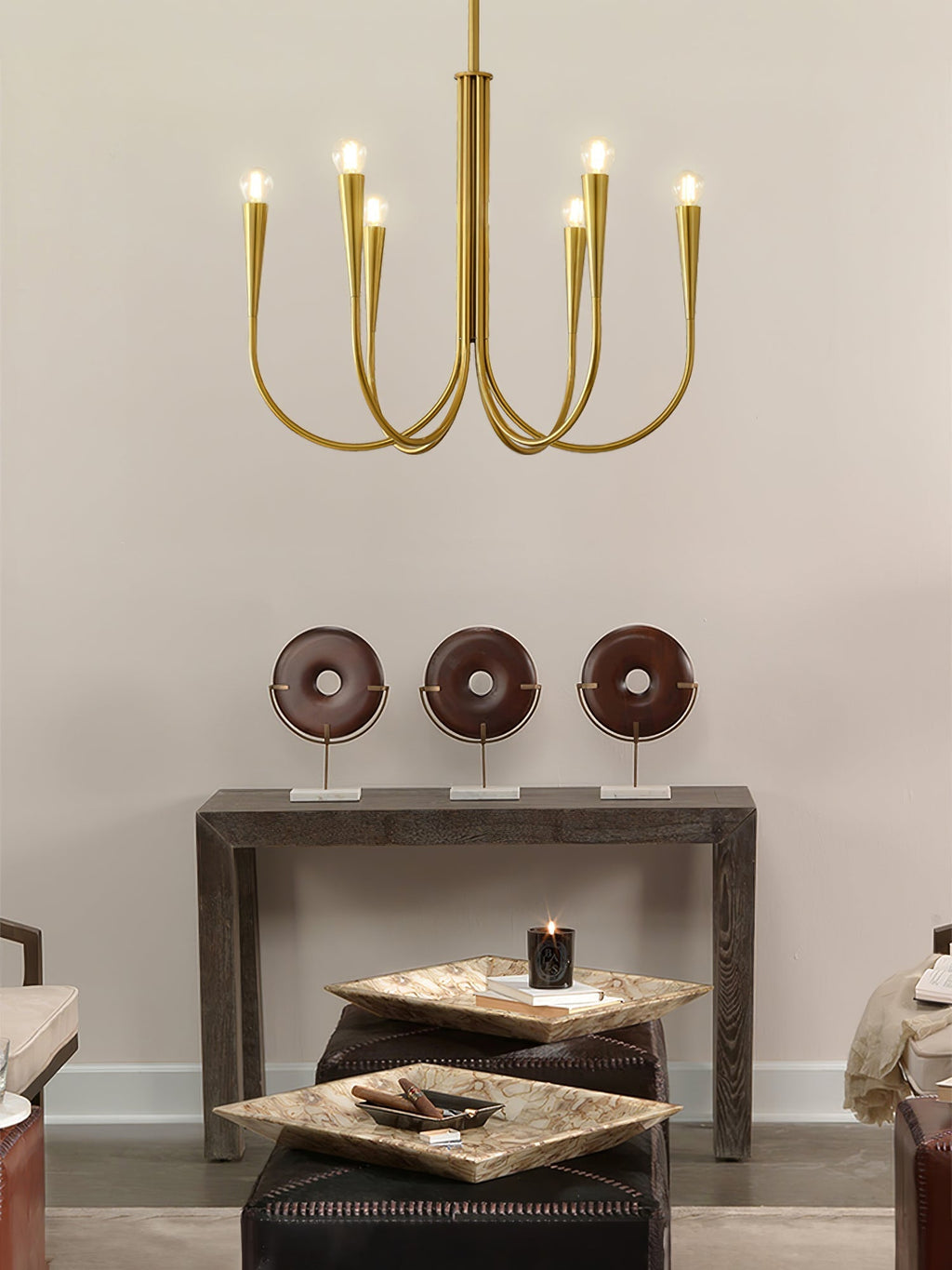 Milrenina Metal Chandelier-Moonnatur