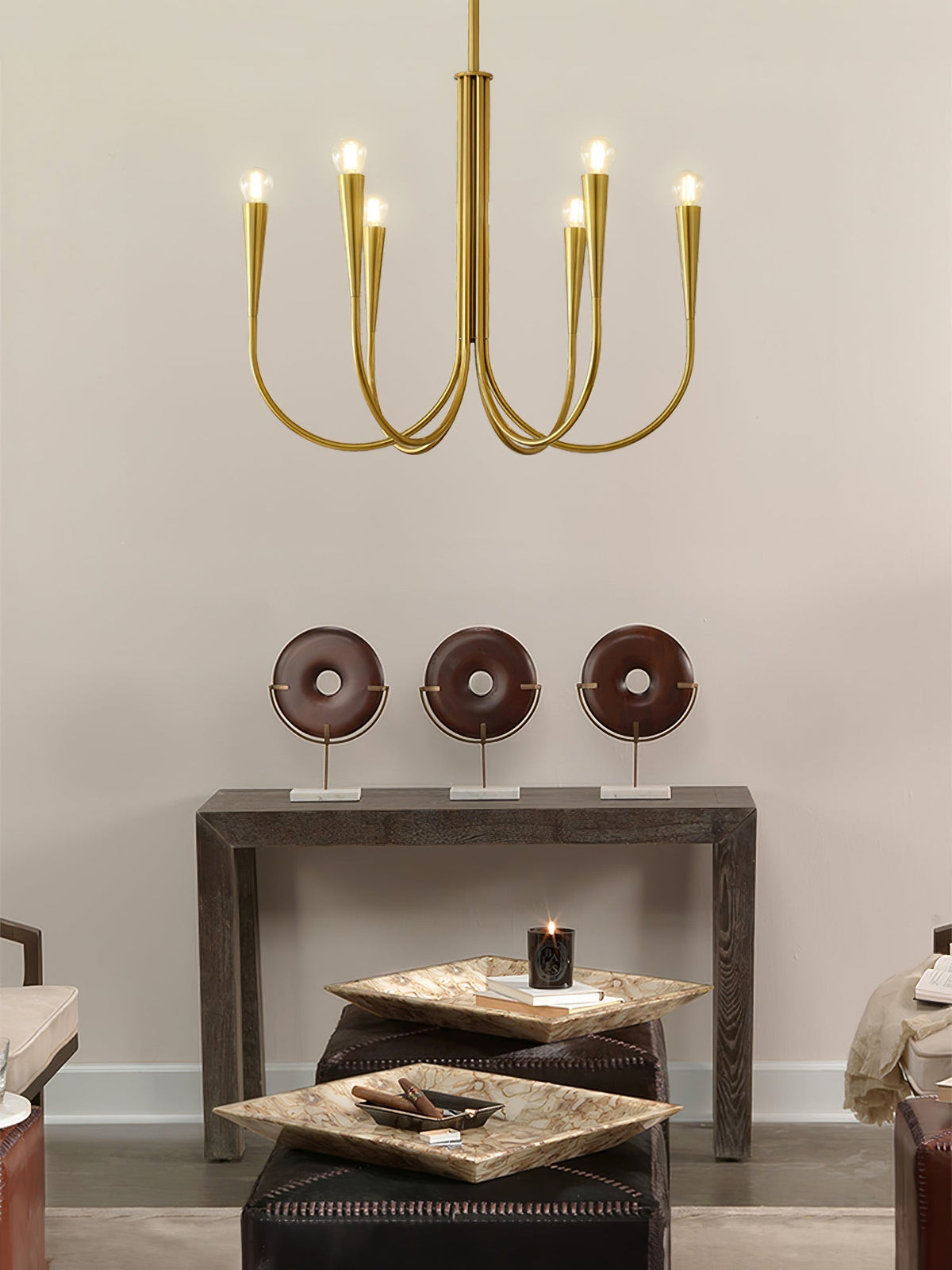 Milrenina Metal Chandelier-Moonnatur