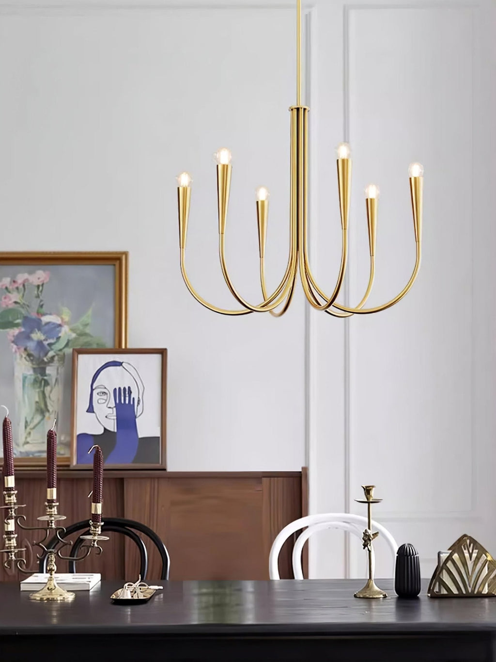 Milrenina Metal Chandelier-Moonnatur