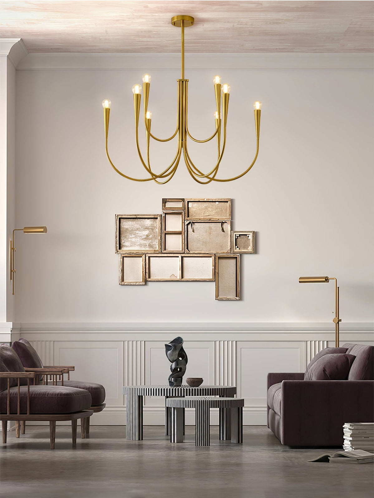Milrenina Metal Chandelier-Moonnatur