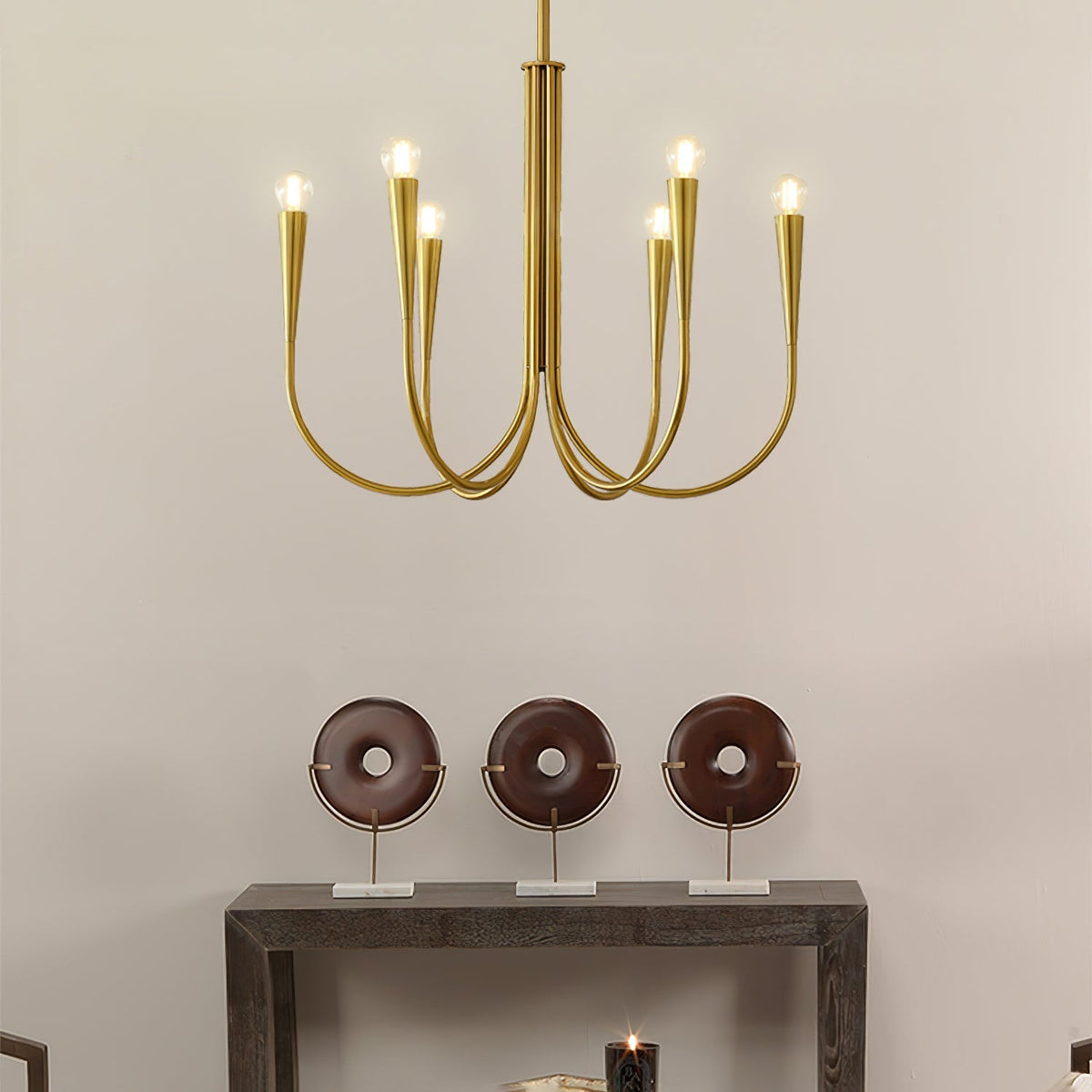 Milrenina Metal Chandelier-Moonnatur