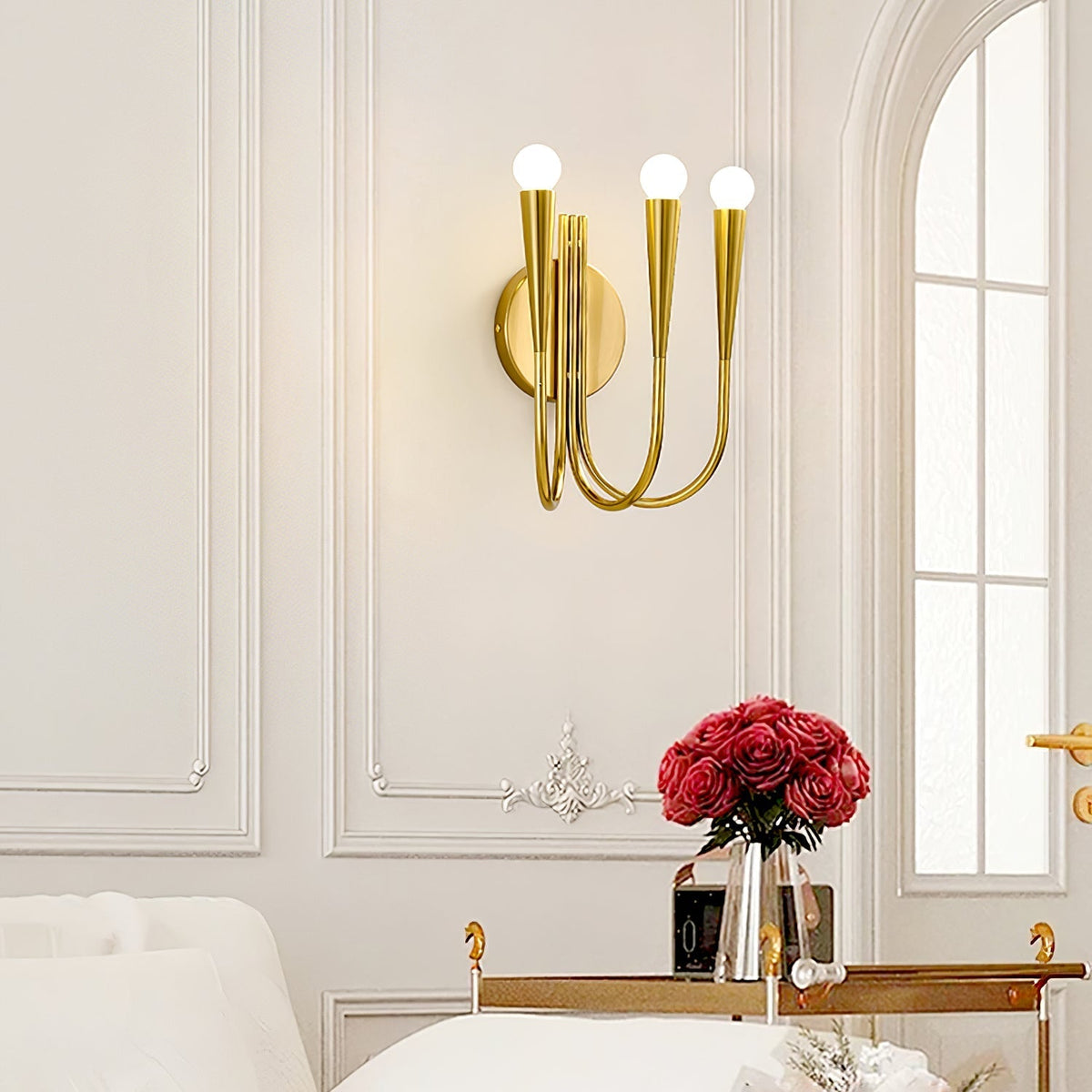 Rhodenena Glass Wall Light-Moonnatur