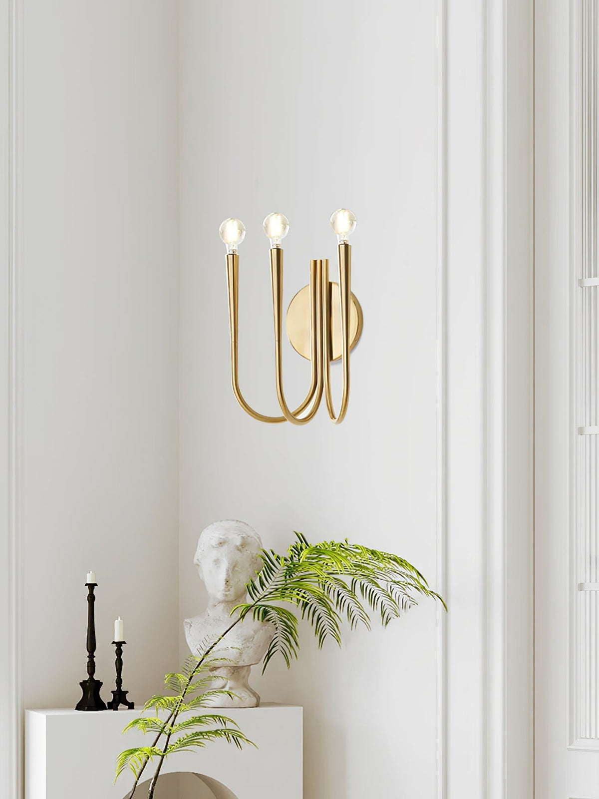Rhodenena Glass Wall Light-Moonnatur