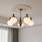 Finrara Glass Chandelier-Moonnatur