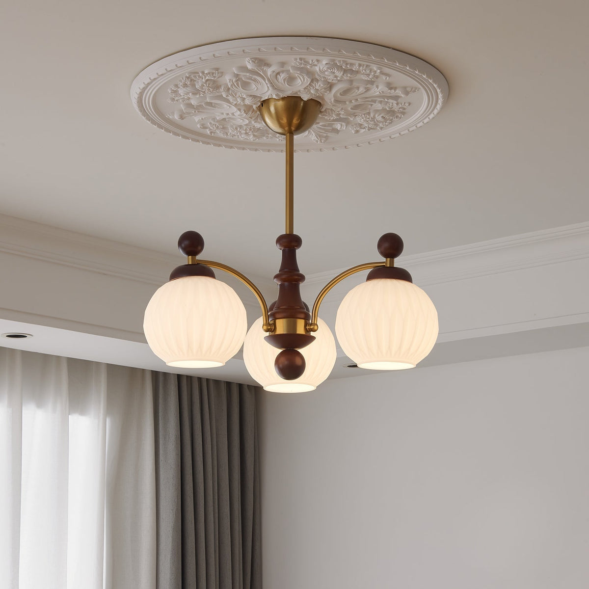 Finrara Glass Chandelier-Moonnatur