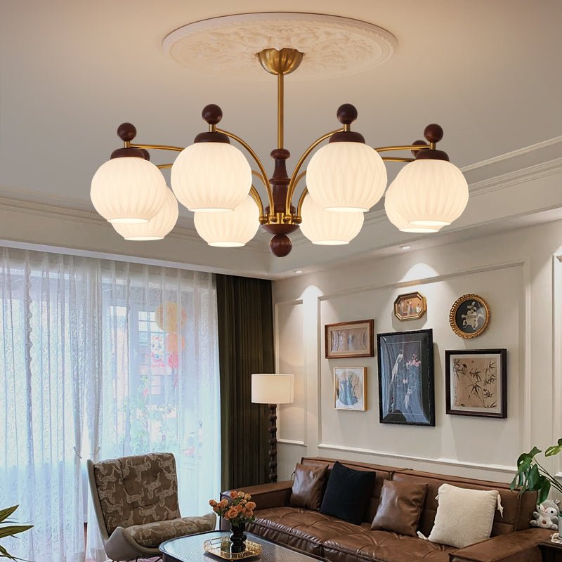 Finrara Glass Chandelier-Moonnatur